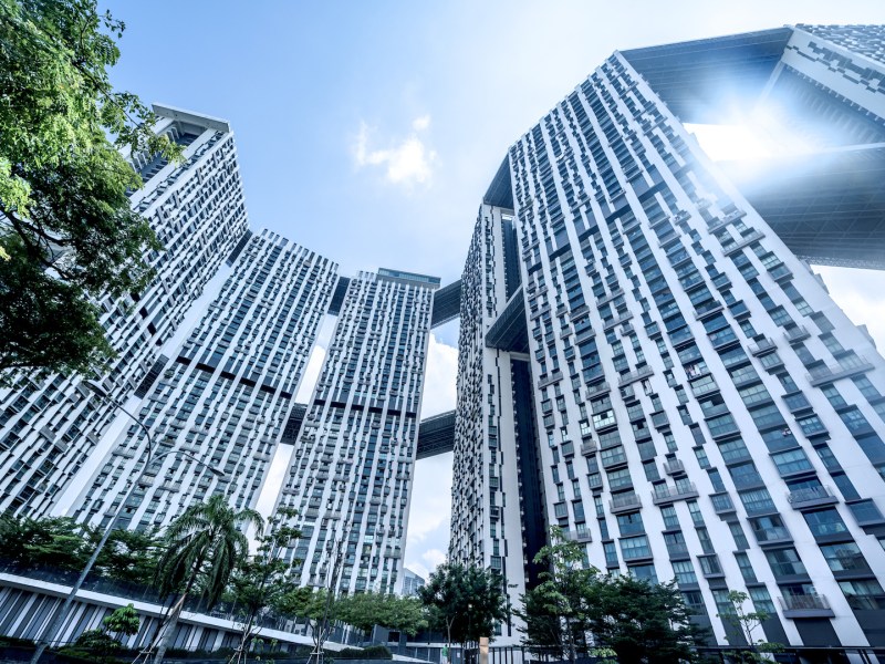 High-rise housing estates in Singapore, currently Southeast Asia's hottest property market. Photo: iStock